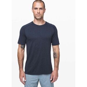 Lululemon Metal Vent Tech Short Sleeve 2.0 Shirt Seamless Stretch Blue NWT Sz XL